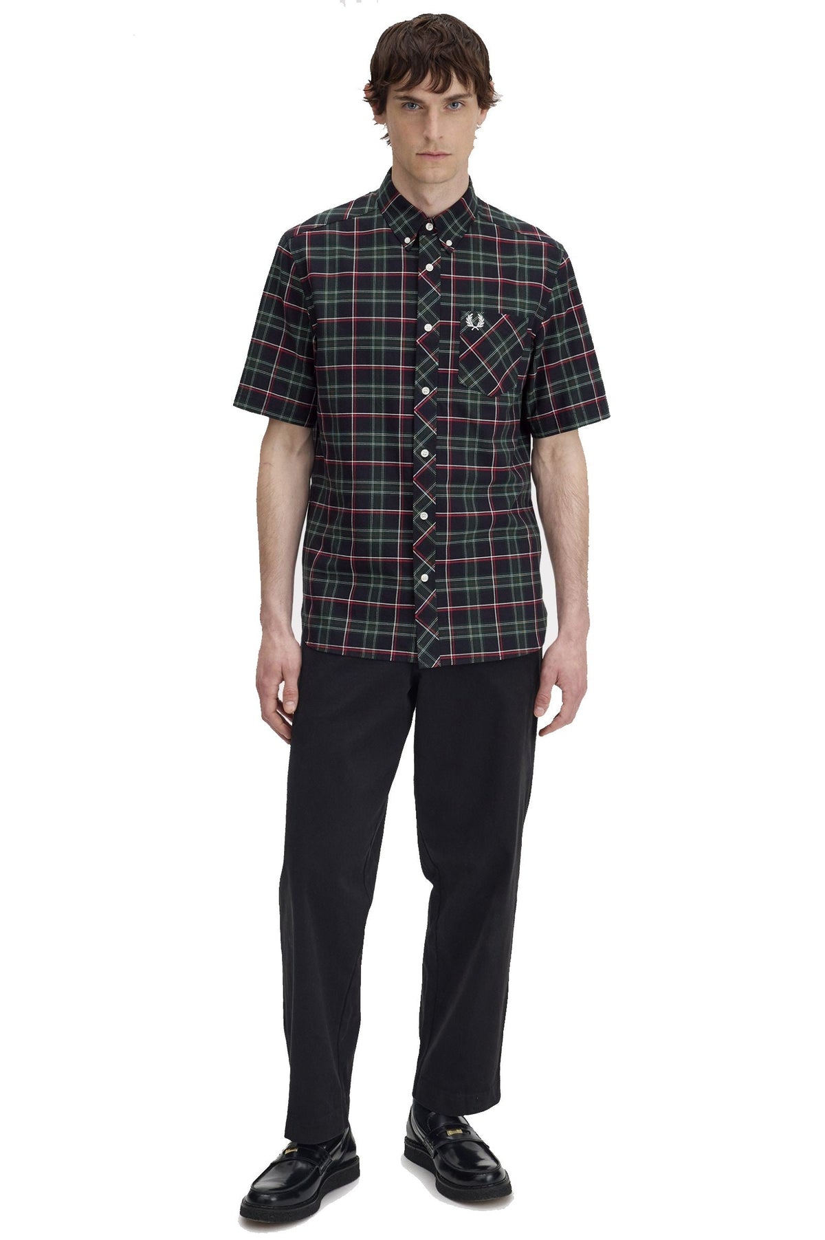 Fred Perry Tartan Short Sleeve