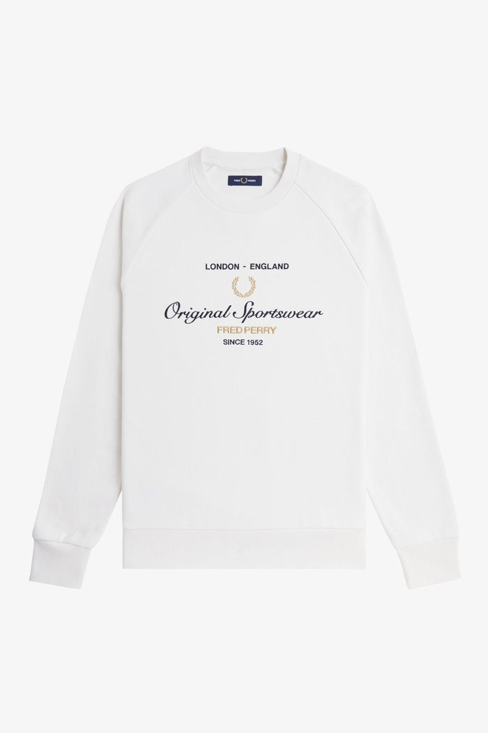 Fred Perry Original Sportswear Sweatshirt Snow White