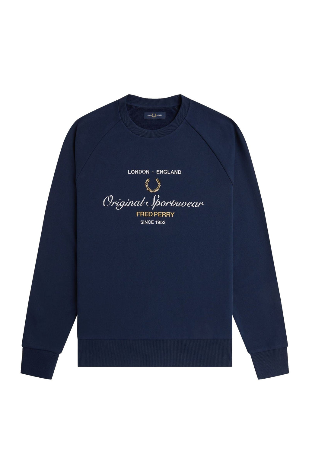 Fred Perry Original Sportswear Sweatshirt Tennis Blue