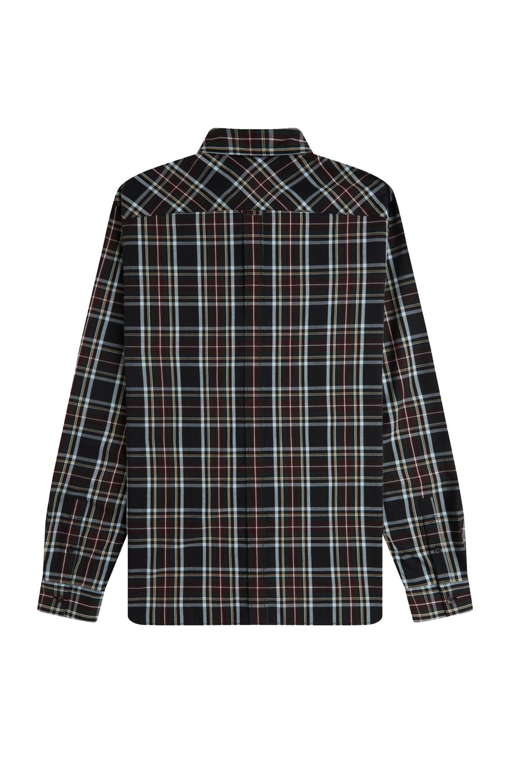 Fred Perry Classic Tartan Shirt Black