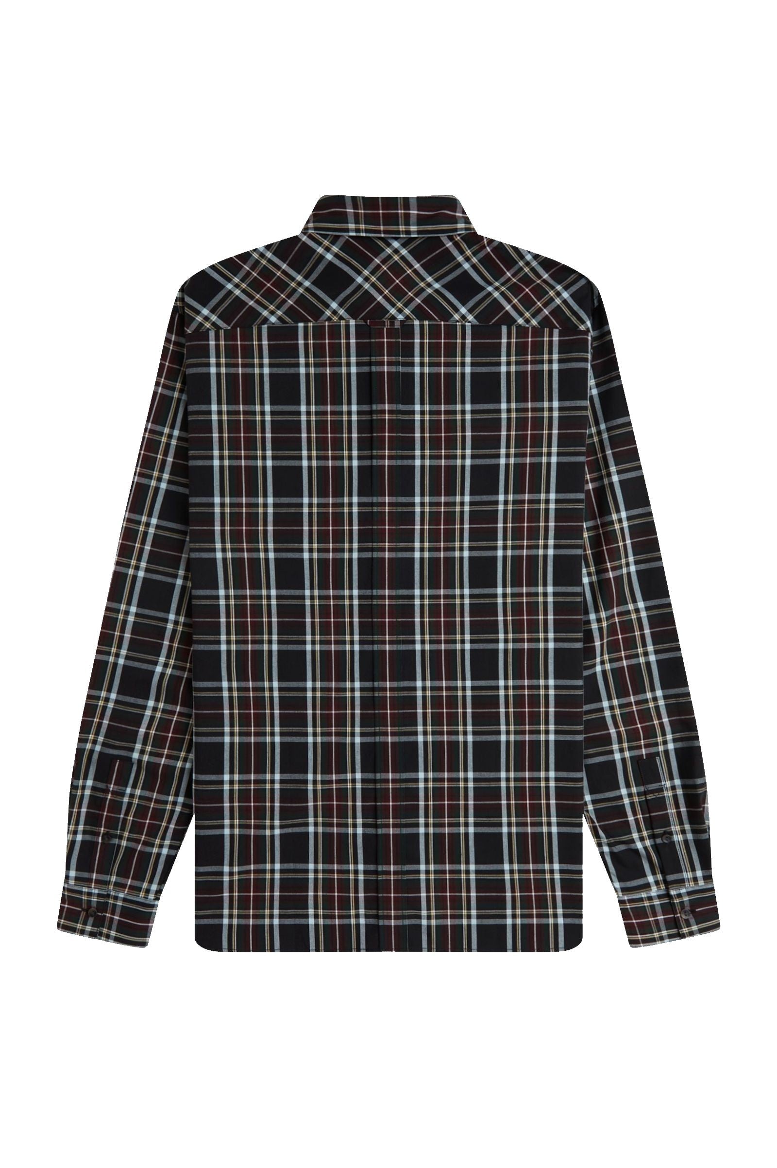 Fred Perry Classic Tartan Shirt Black