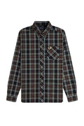 Fred Perry Classic Tartan Shirt Black
