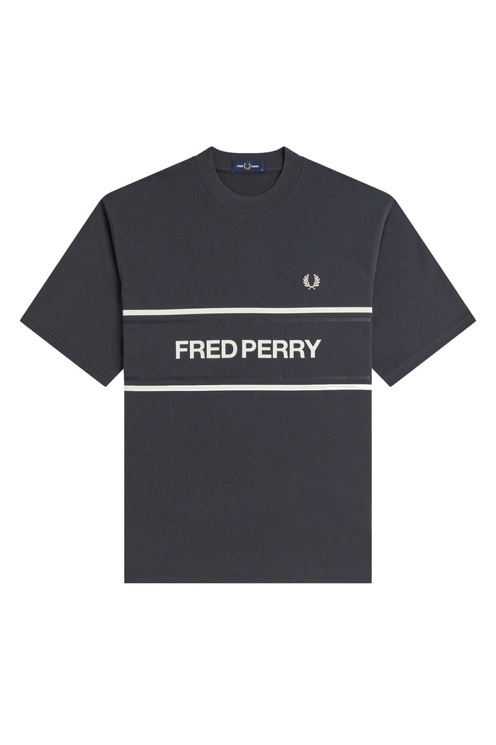 Fred Perry Graphic T-Shirt Anchor Grey