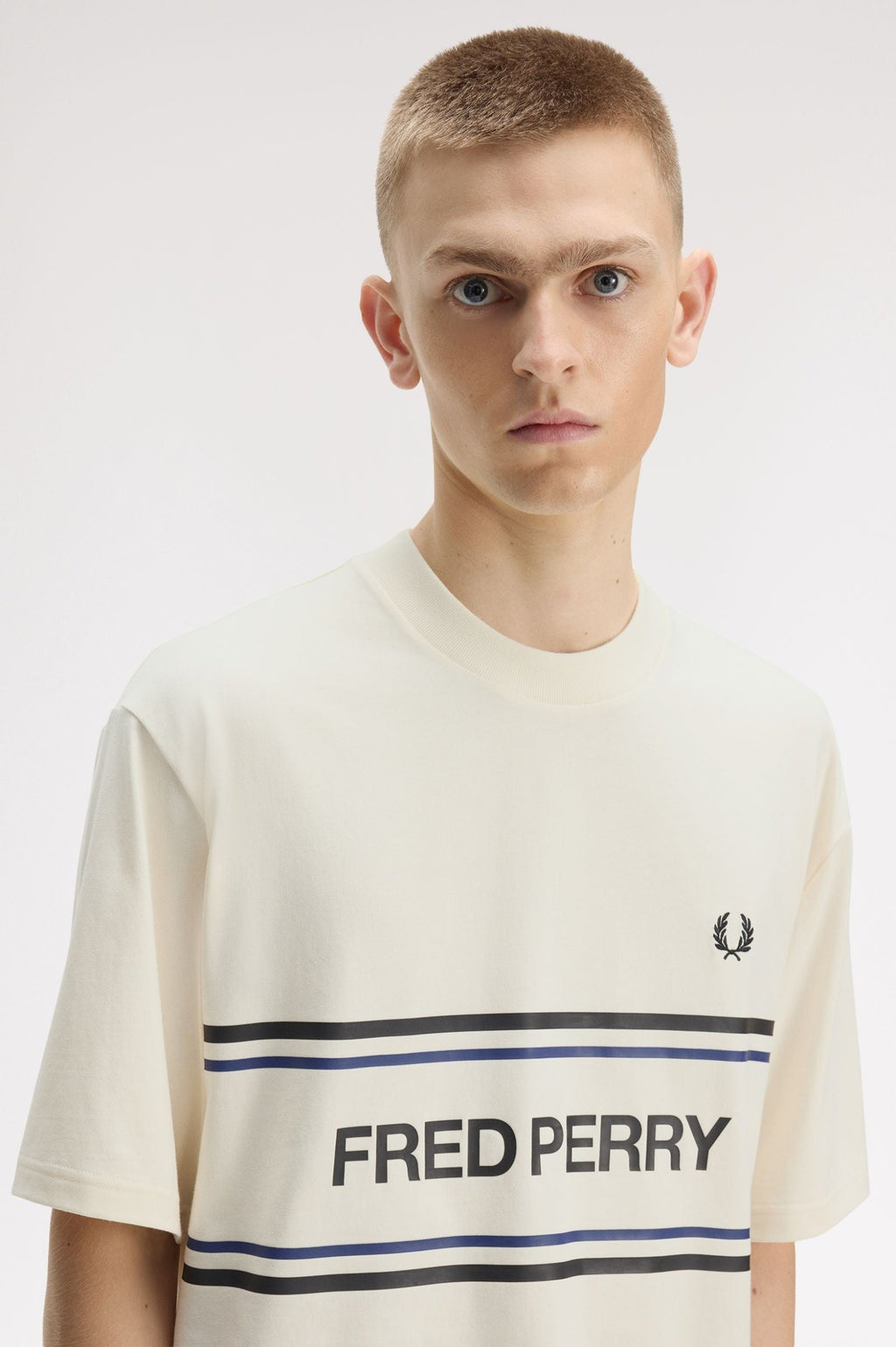 Fred Perry Graphic T-Shirt Ecru