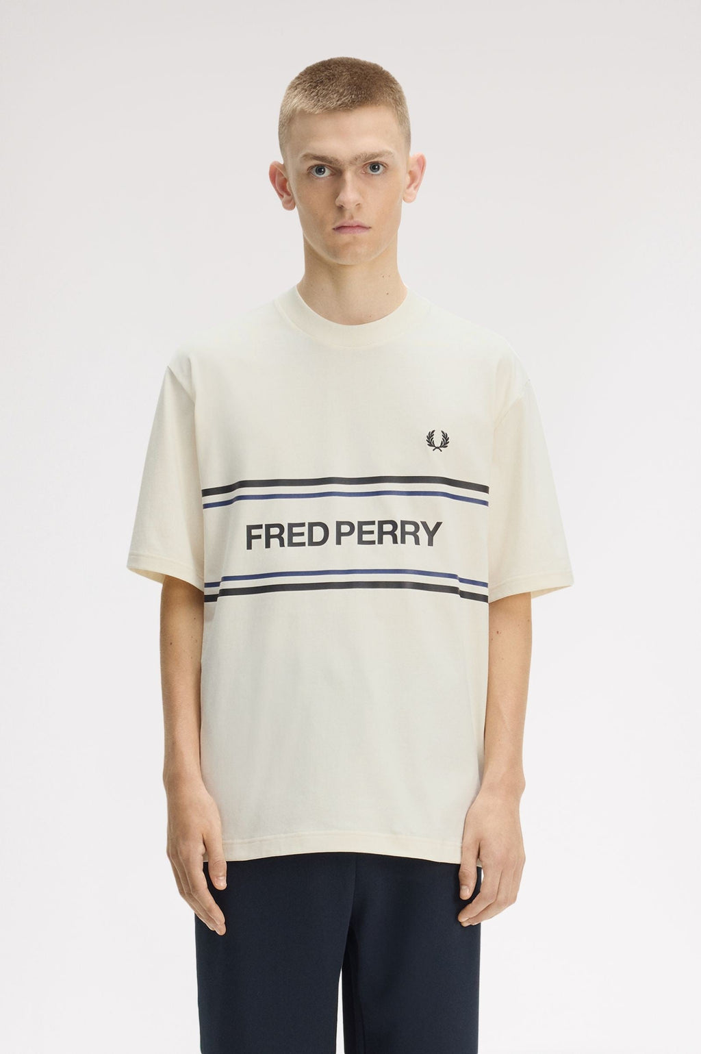 Fred Perry Graphic T-Shirt Ecru