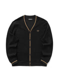 Fred Perry Cardigan Tipped Pique Texture