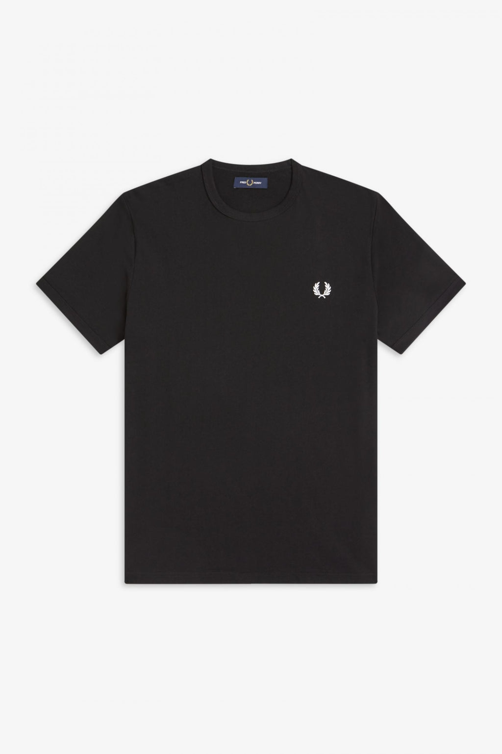 Fred Perry Ringer T-Shirt Black