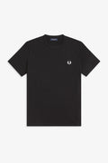 Fred Perry Ringer T-Shirt Black