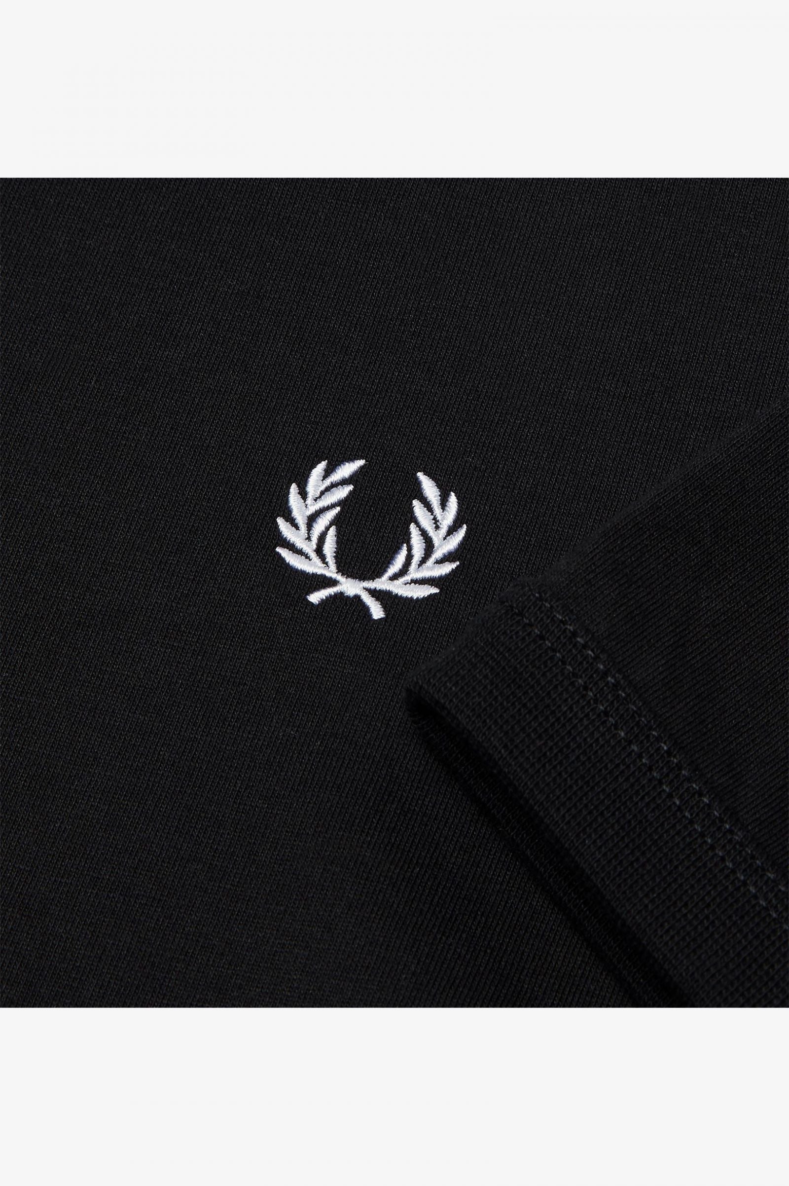 Fred Perry Ringer T-Shirt Black