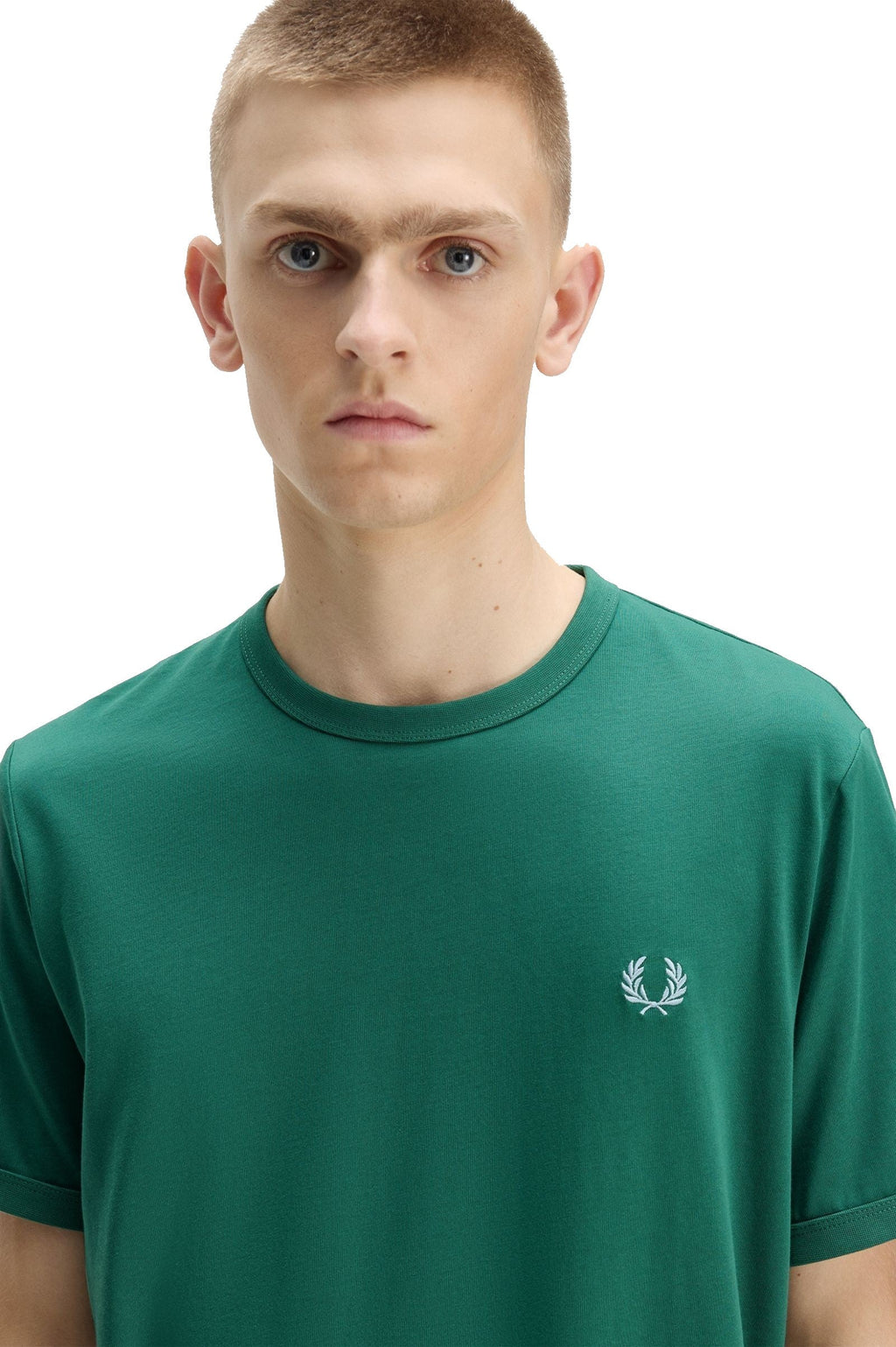 Fred Perry Ringer T-Shirt Sport Green