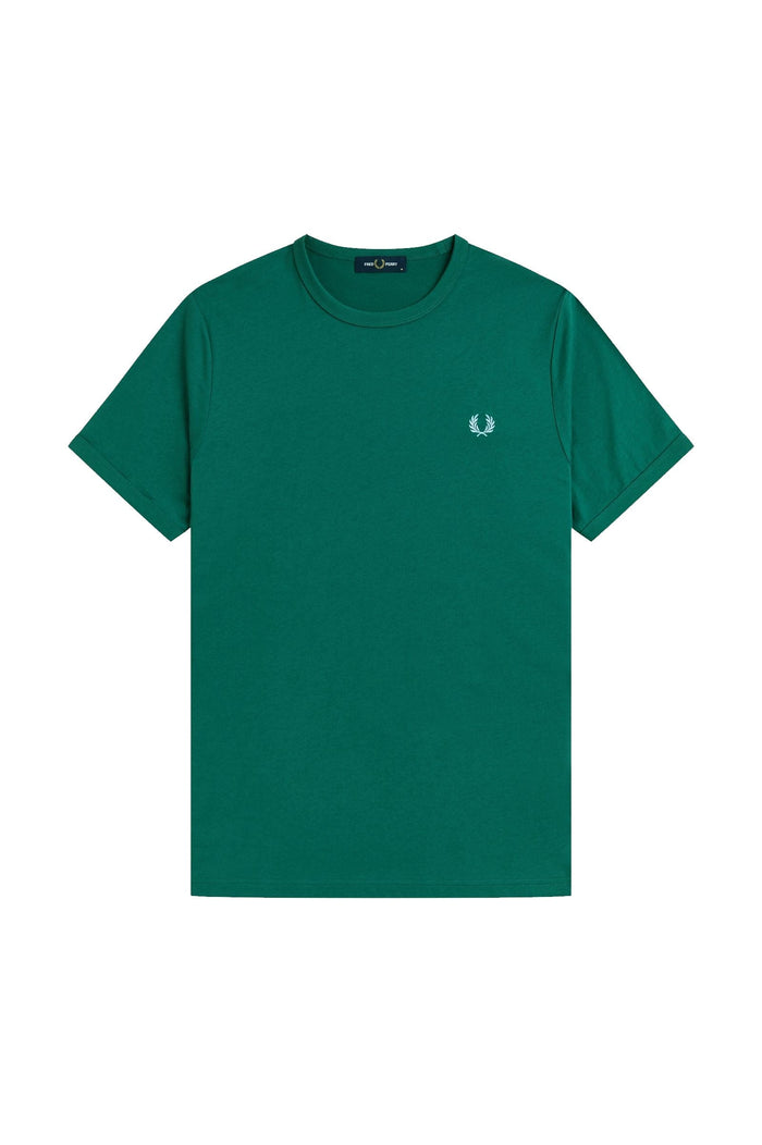 Fred Perry Ringer T-Shirt Sport Green