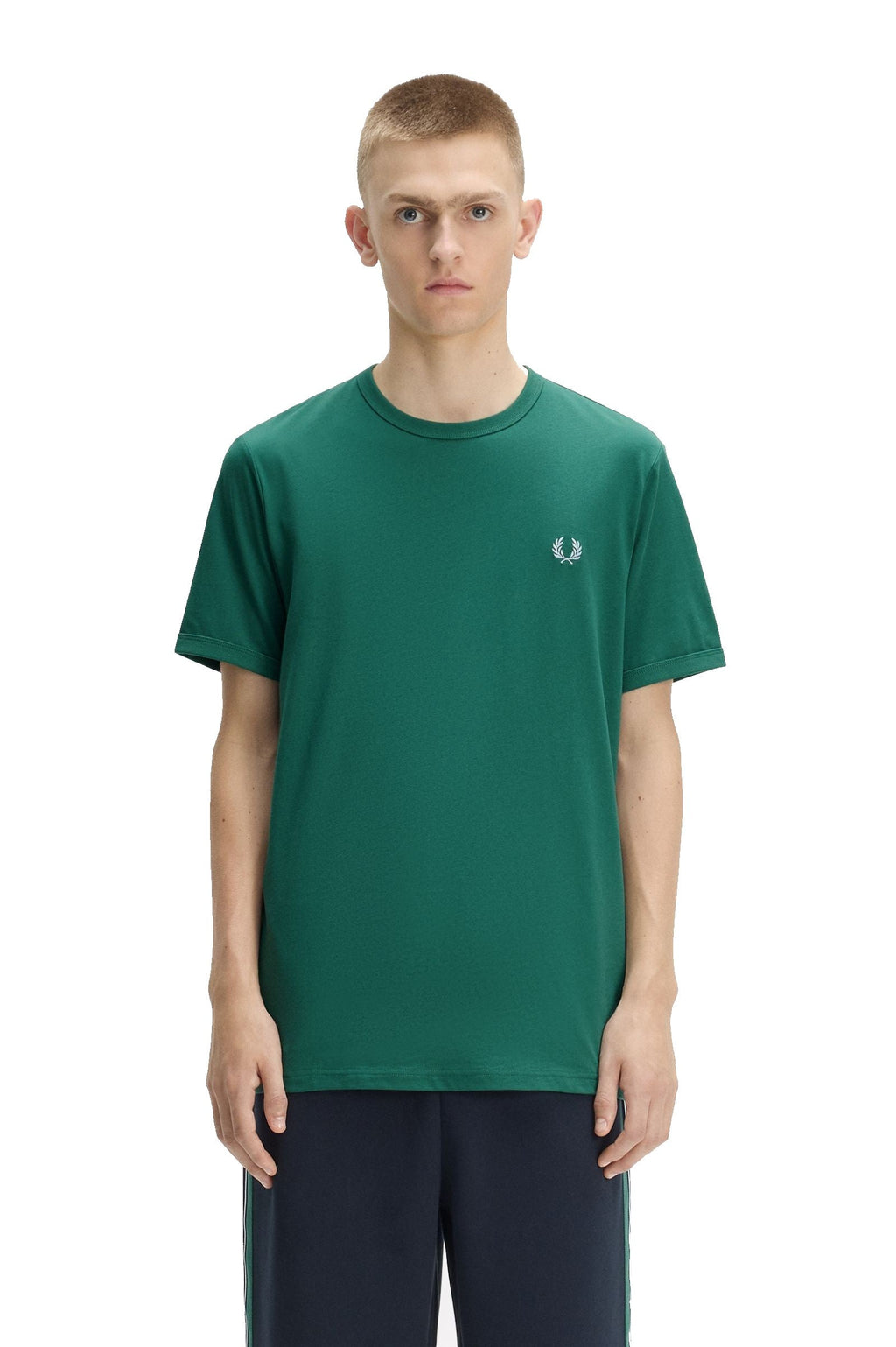 Fred Perry Ringer T-Shirt Sport Green