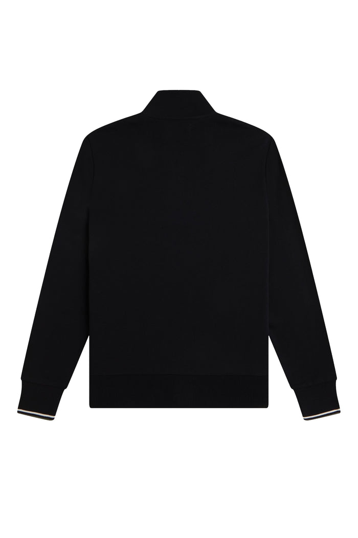 Fred Perry Sudadera Media Cremallera Black / Ecru