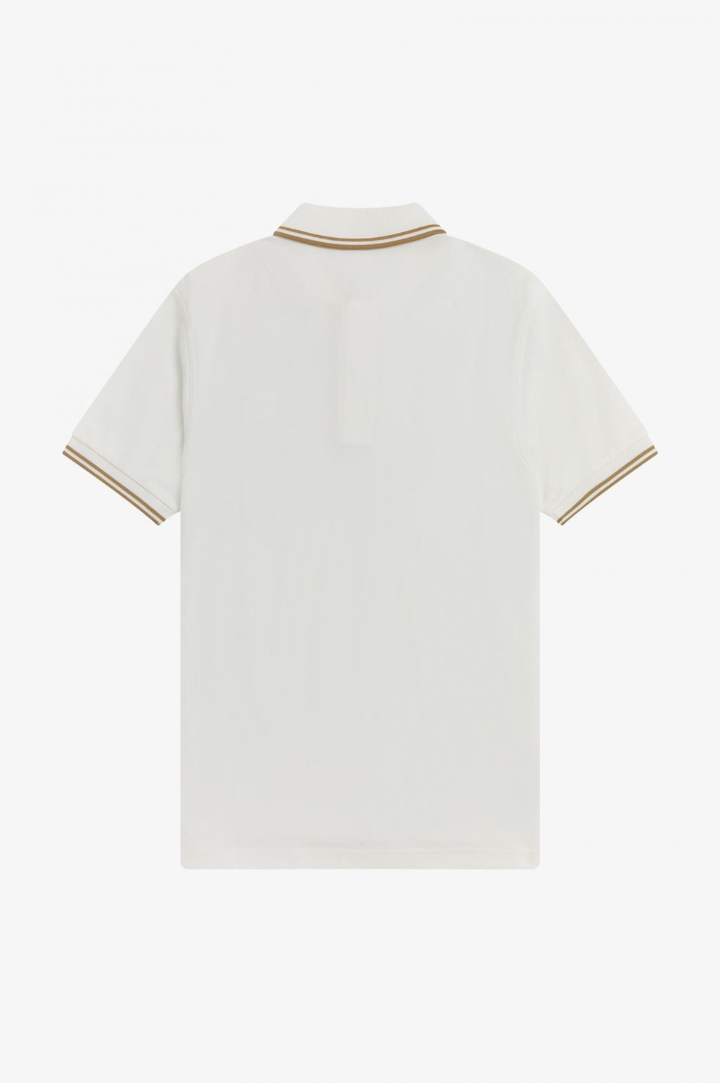 Fred Perry Slim Fit Twin Tipped Polo Snow White Desert Desert
