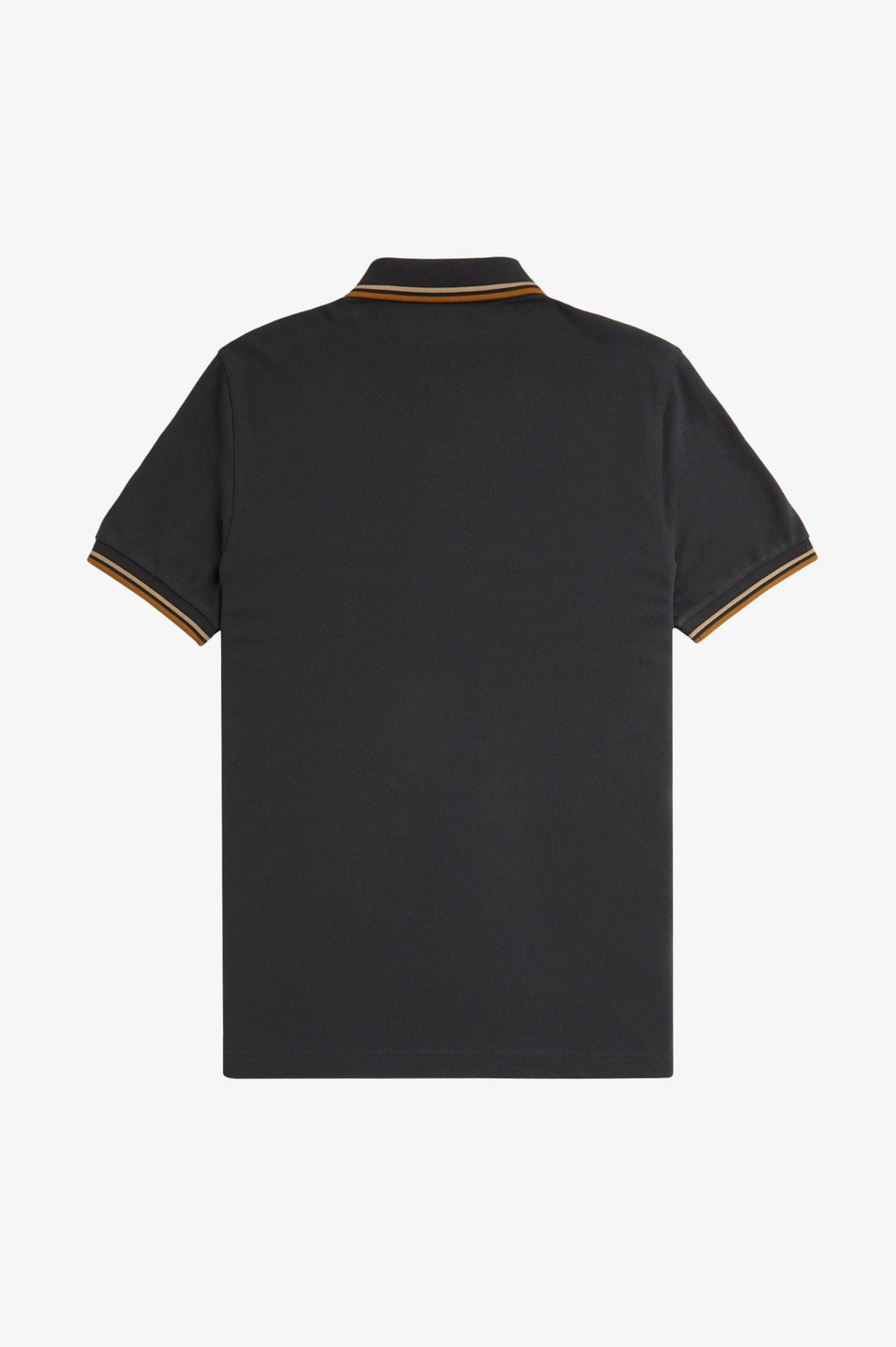 Fred Perry Slim Fit Twin Tipped Polo Anchor Grey / Warm Stone / Dark Caramel