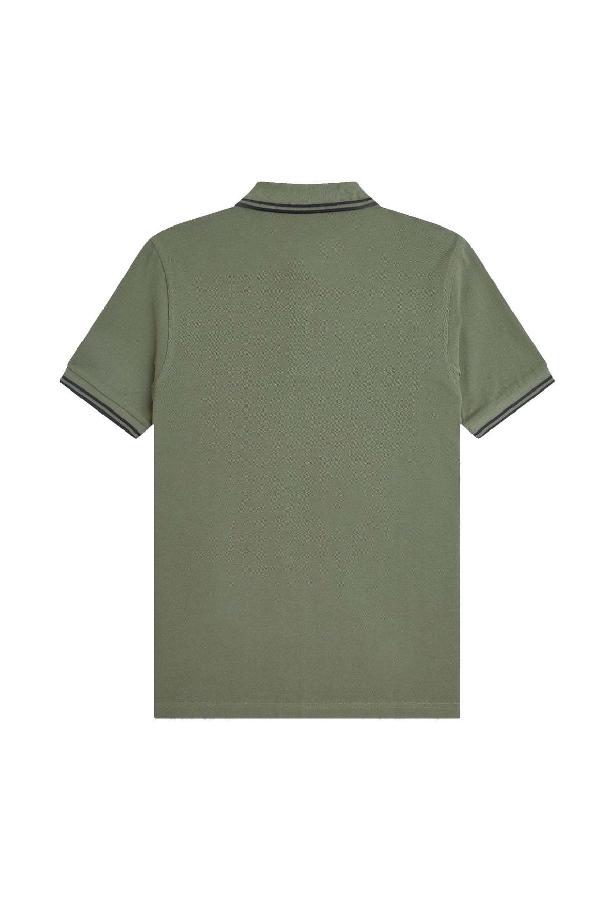 Fred Perry Slim Fit Twin Tipped Polo Laurel Wreath Green / Black / Black
