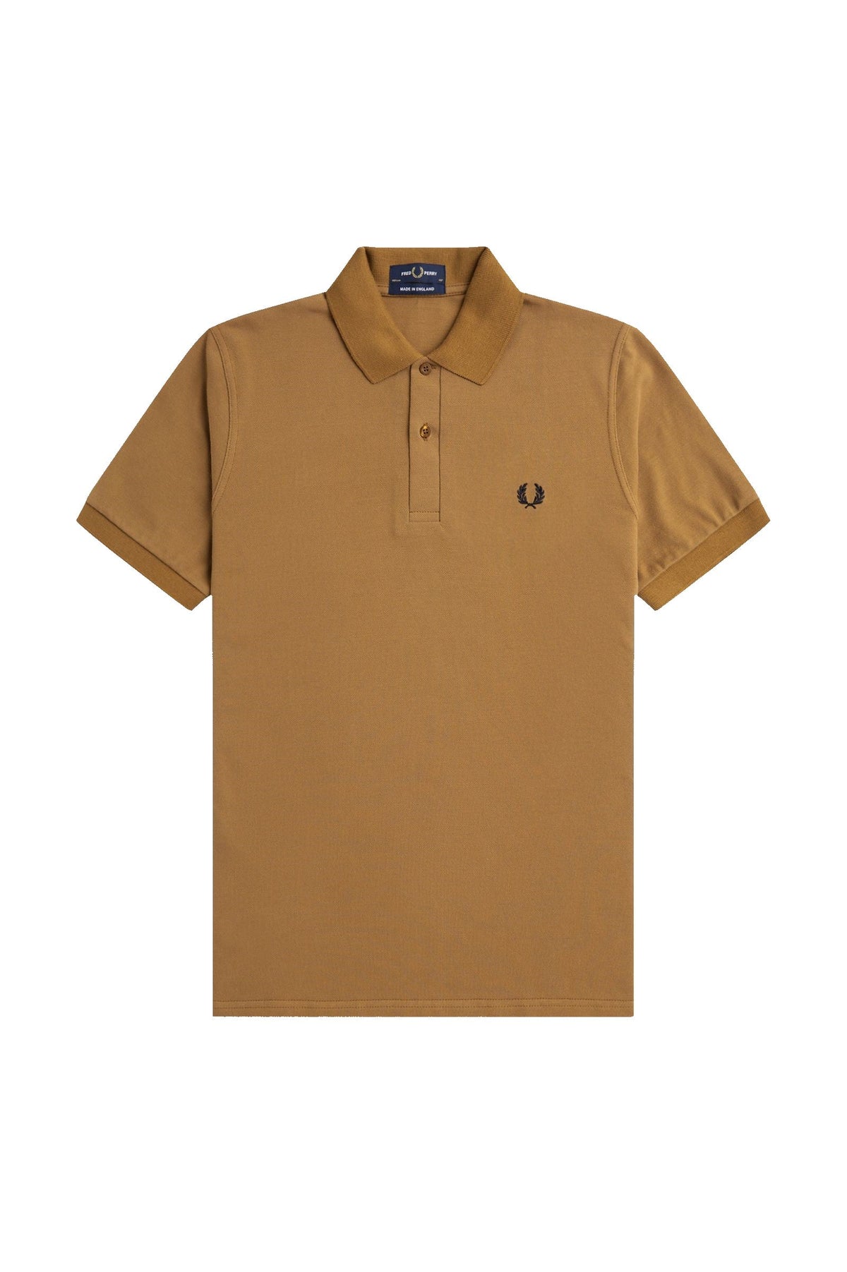 Fred Perry Reissues Original Plain Polo Dark Caramel / Navy