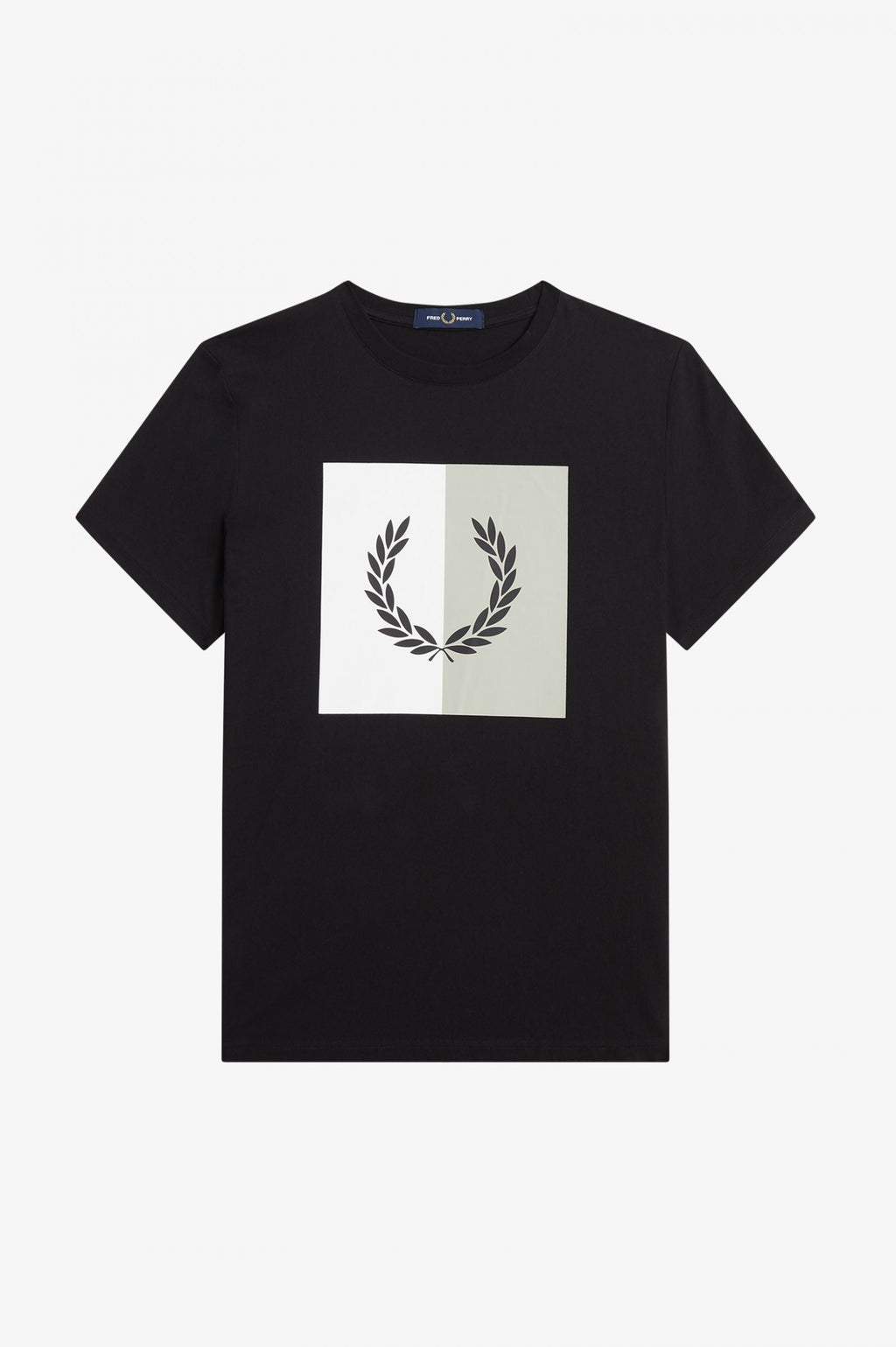 Fred Perry Laurel Wreath Graphic T-Shirt Black