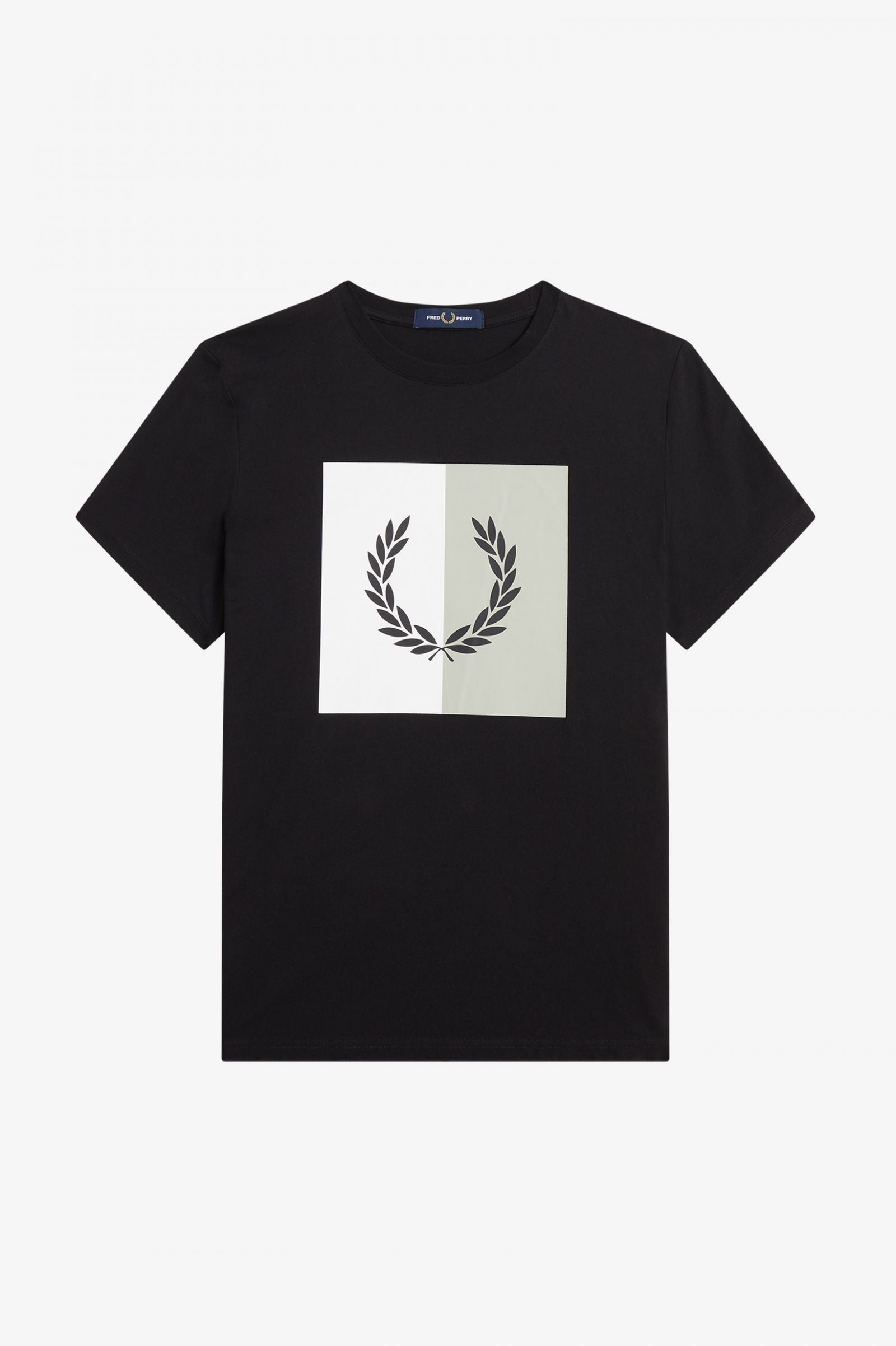 Fred Perry Laurel Wreath Graphic T-Shirt Black