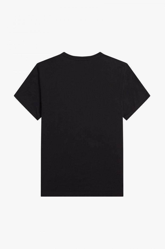 Fred Perry Laurel Wreath Graphic T-Shirt Black