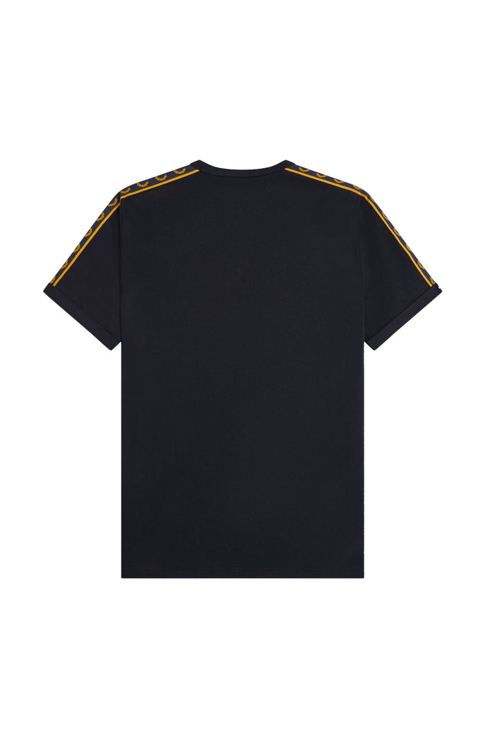 Fred Perry Contrast Tape Ringer T-Shirt Navy