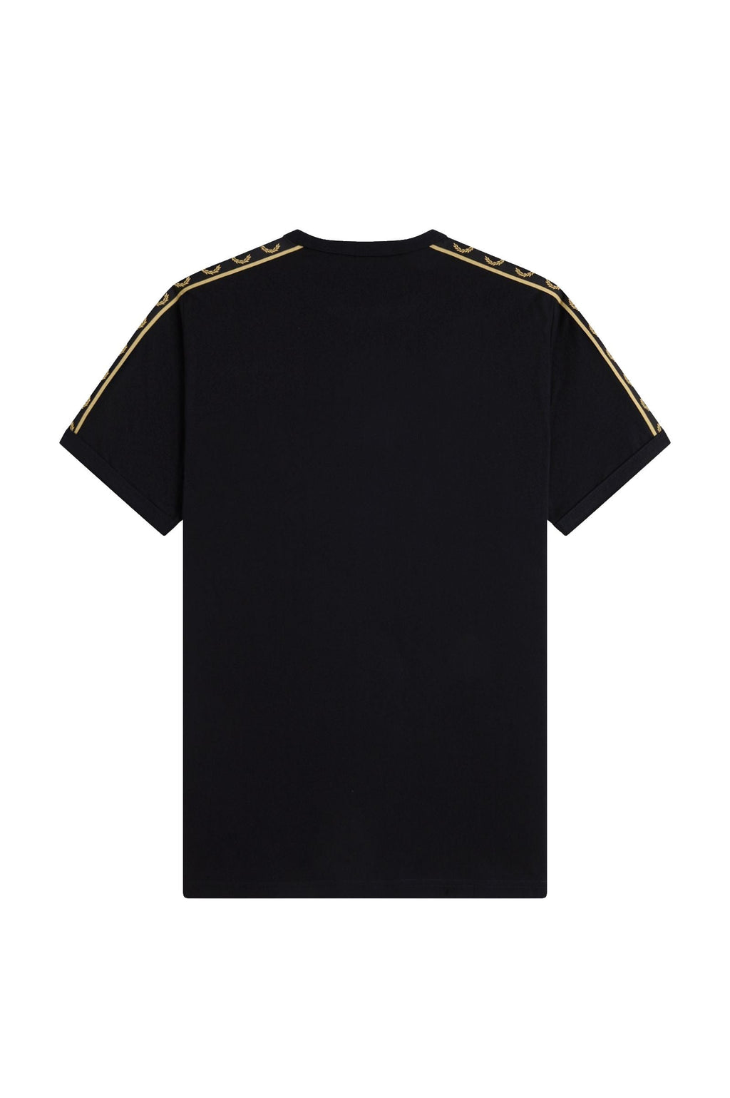 Fred Perry Contrast Tape Ringer T-Shirt Black / Champagne