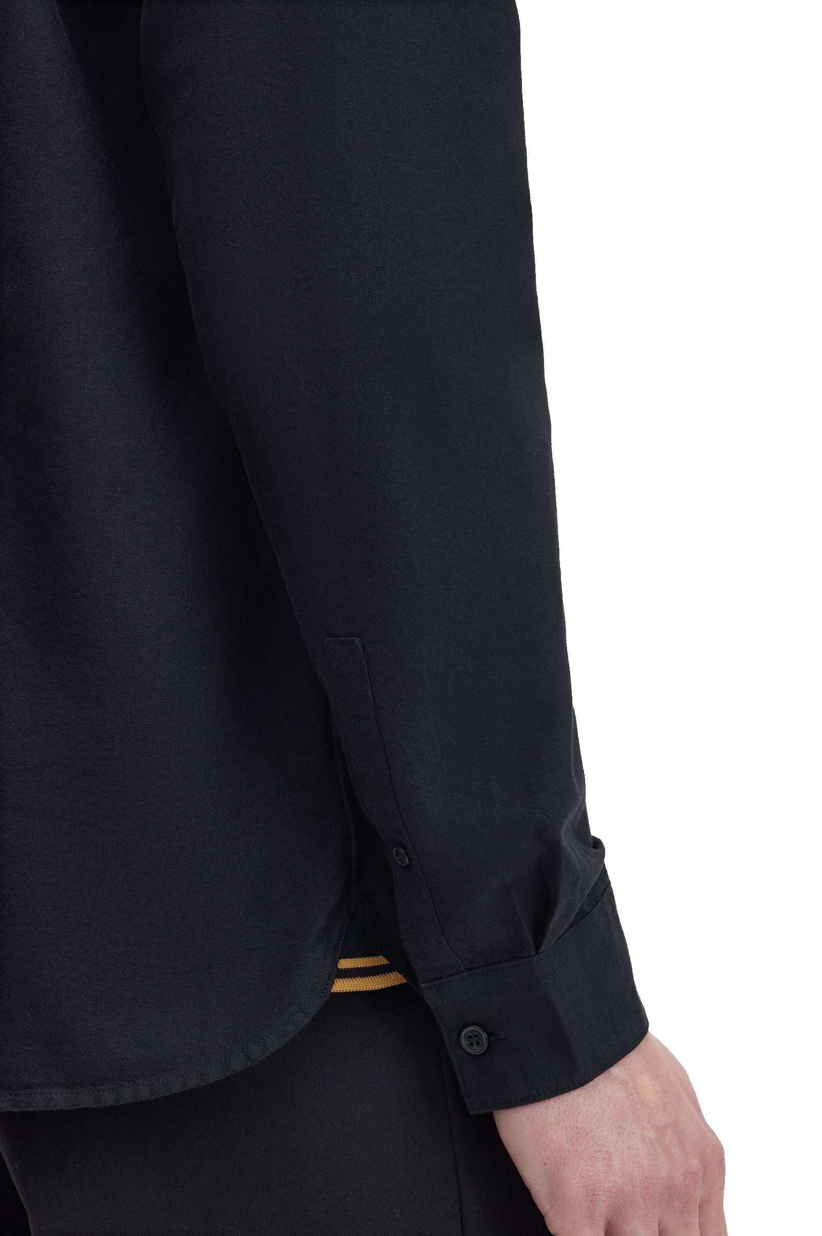 Fred Perry Oxford Shirt Black