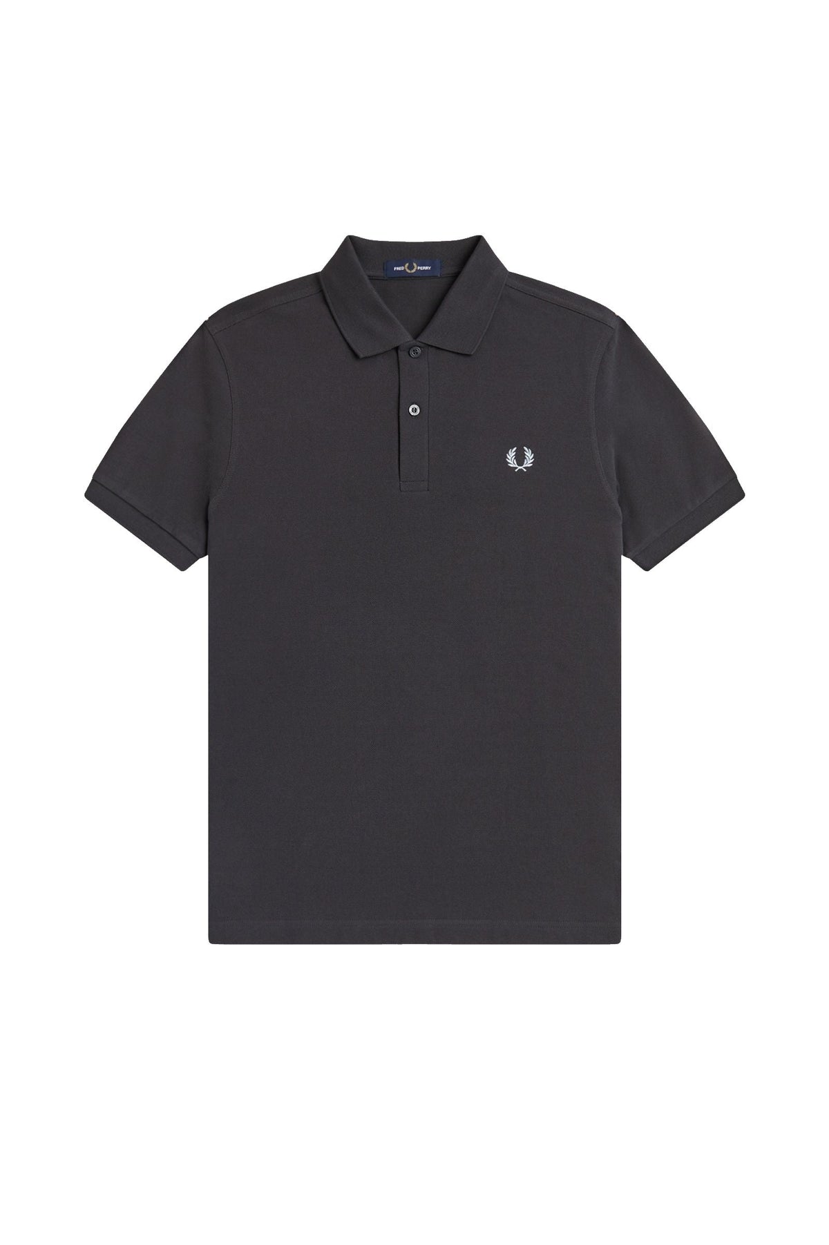 Fred Perry Slim Fit Plain Polo Anchor Grey / Light Ice