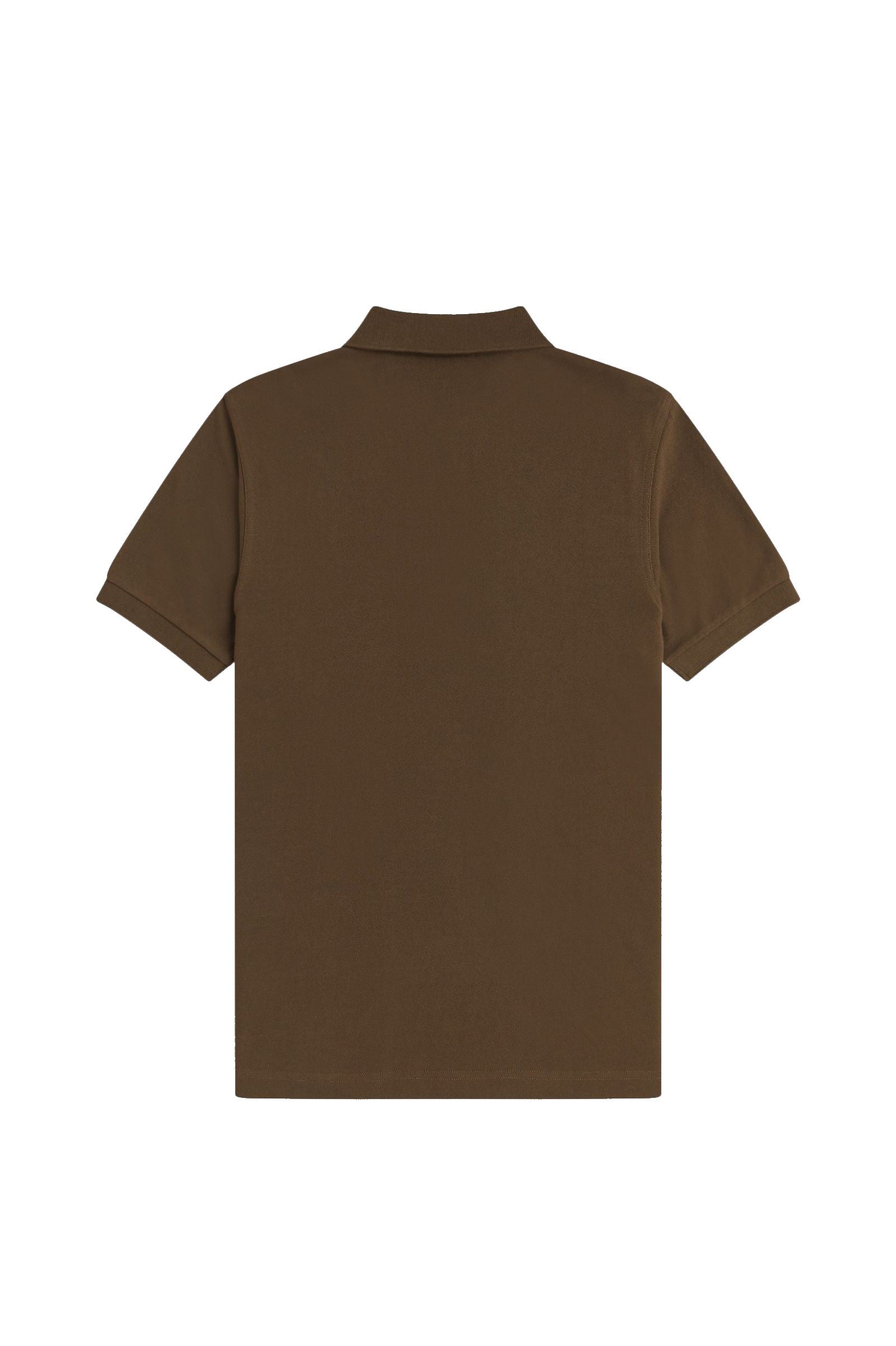 Fred Perry Slim Fit Plain Polo Burnt Tobacco / Stockport Blue