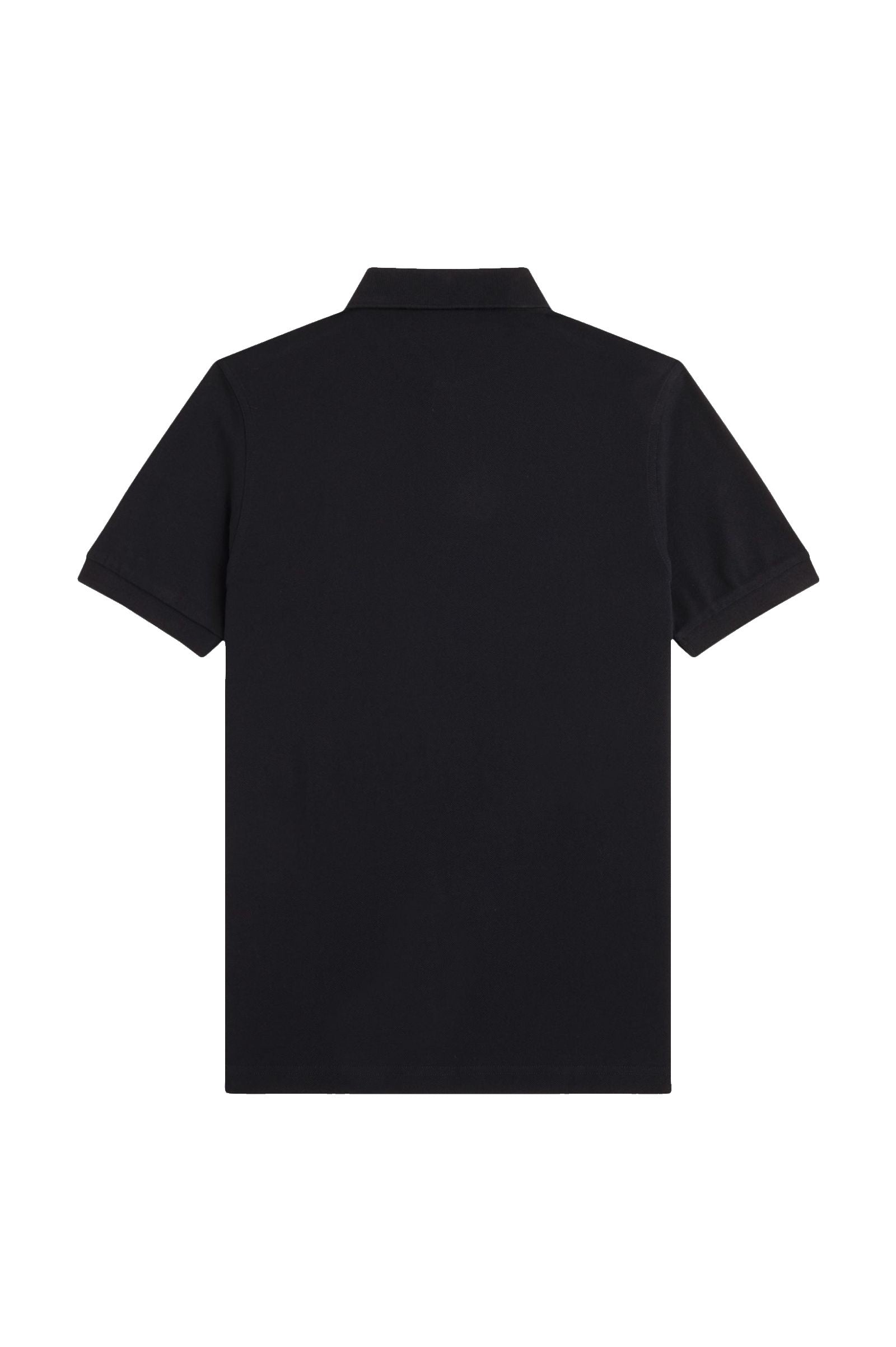 Fred Perry Slim Fit Plain Polo Black / Dark Caramel