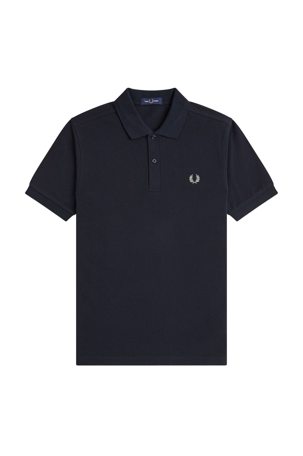 Fred Perry Slim Fit Plain Polo Navy / Seagrass
