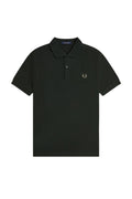 Fred Perry Slim Fit Plain Polo Night Green / Olive Mint
