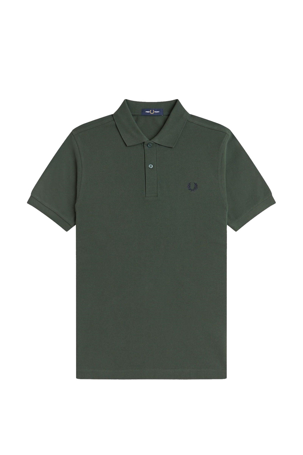 Fred Perry Slim Fit Plain Polo Court Green / Navy