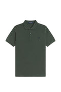 Fred Perry Slim Fit Plain Polo Court Green / Navy