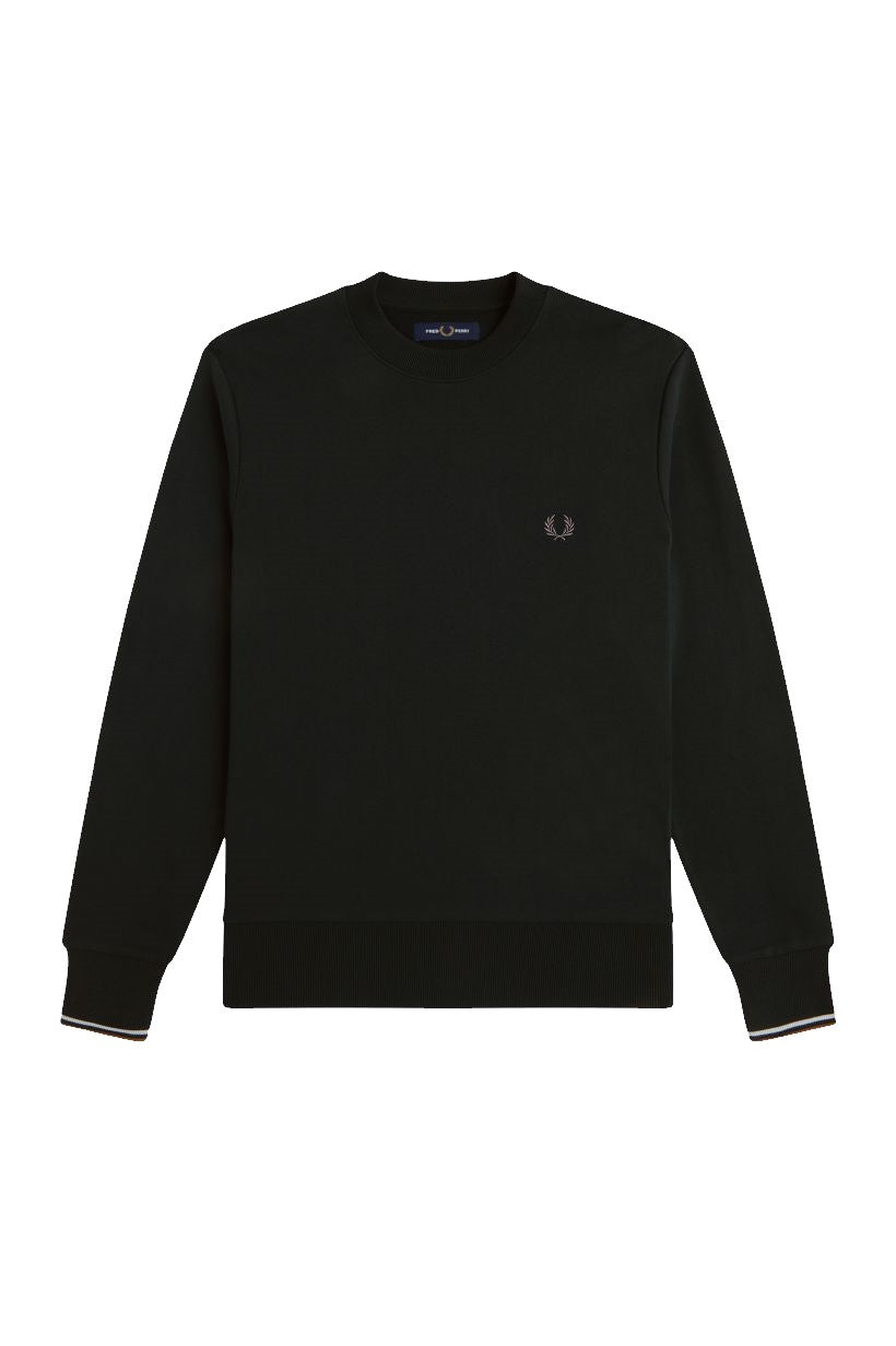 Fred Perry Sudadera Cuello Redondo M7535 Night Green