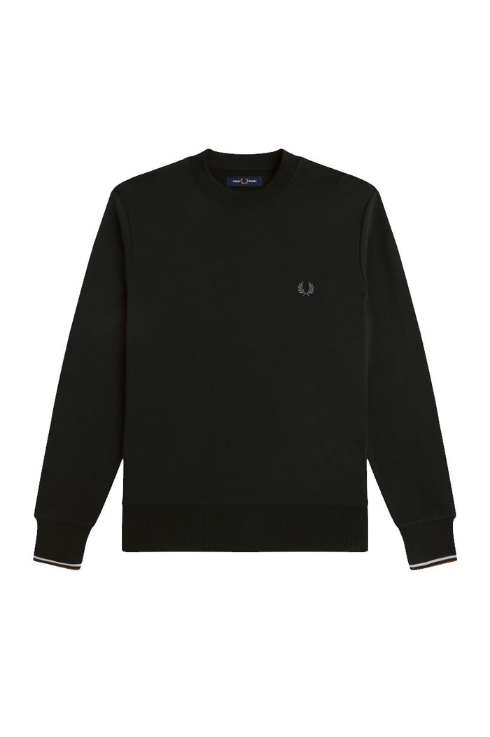 Fred Perry Sudadera Cuello Redondo M7535 Night Green