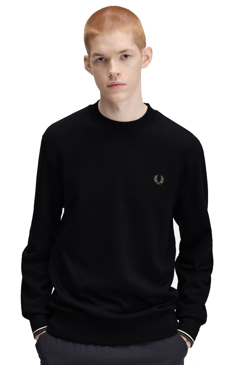 Fred Perry Sudadera Cuello Redondo M7535 Black
