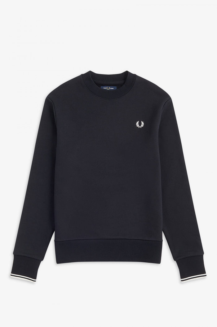Fred Perry Crew Neck Sweatshirt Black
