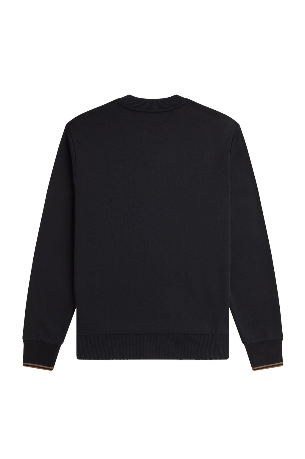 Fred Perry Crew Neck Sweatshirt Black / Shaded Stone