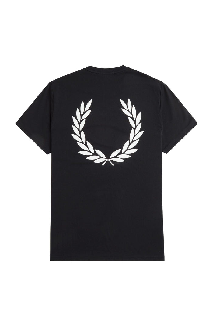 Fred Perry Laurel Wreath Graphic T-Shirt Black
