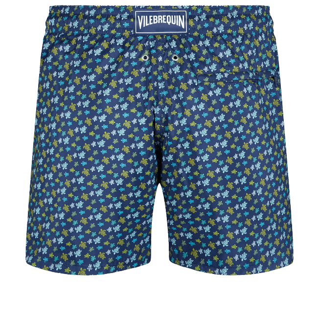 Vilebrequin Mahina Ultra-light and packable Swimwear Micro Tortues Rainbow Navy