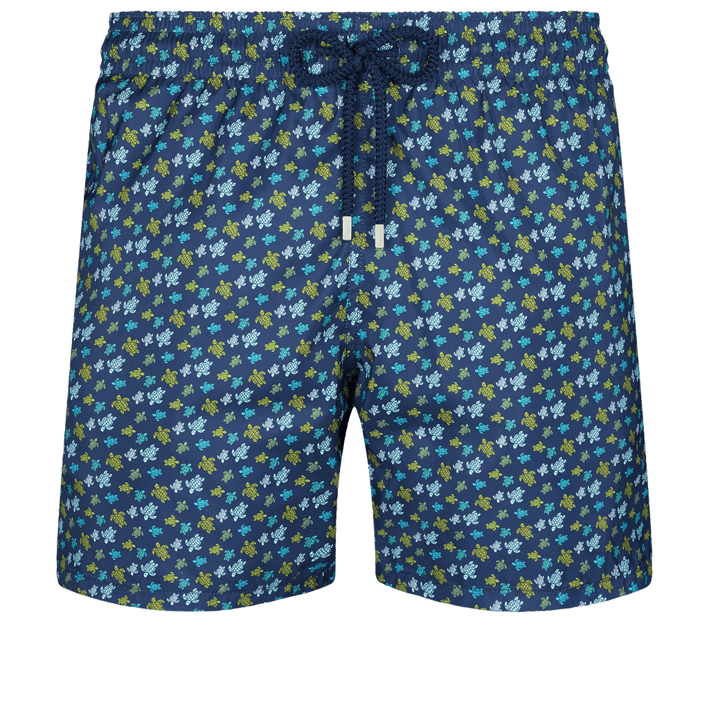 Vilebrequin Mahina Ultra-light and packable Swimwear Micro Tortues Rainbow Navy