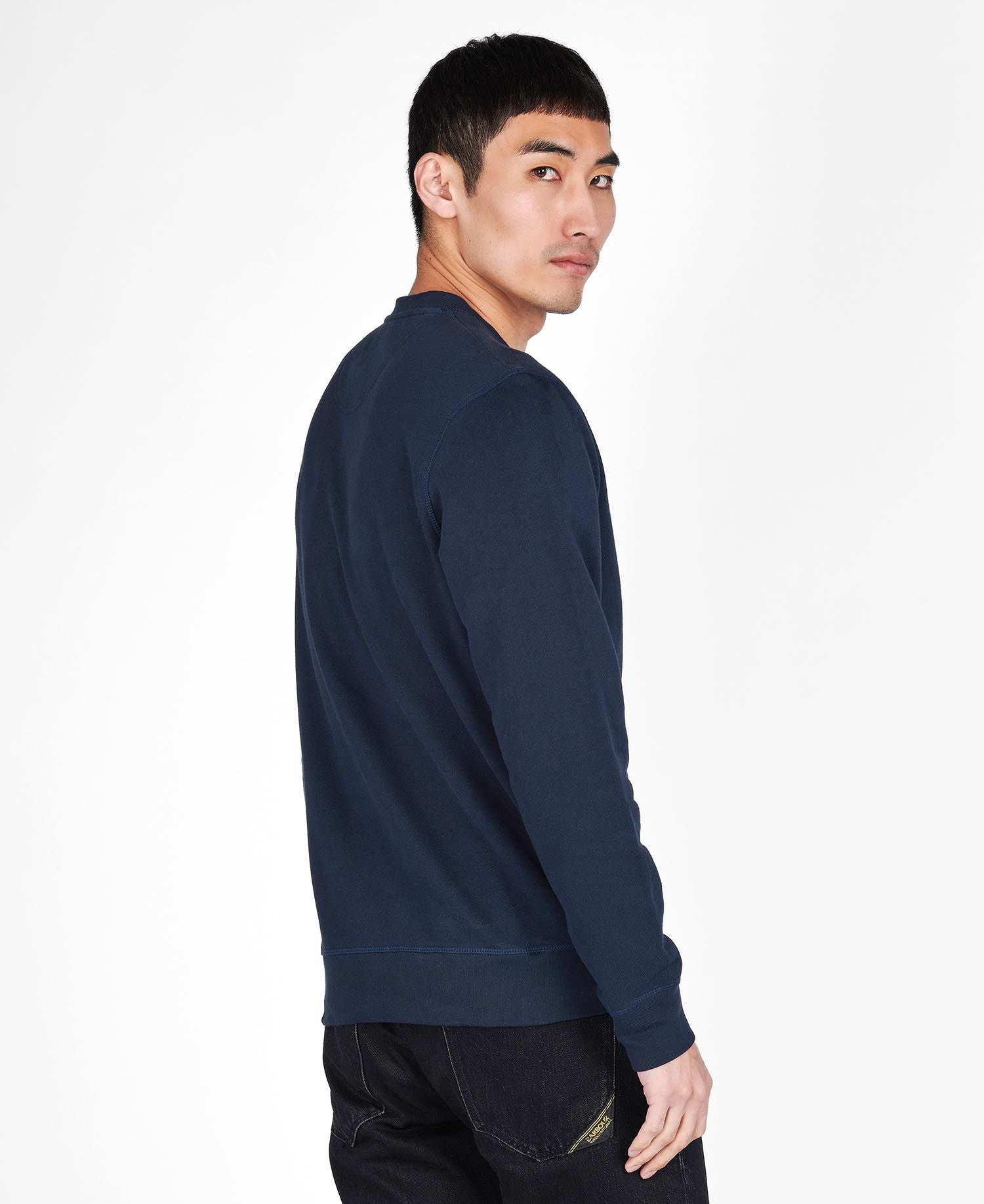 Barbour International Large Logo Sweatshirt Navy