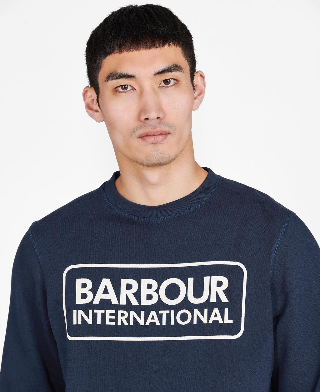 Barbour International Large Logo Sweatshirt Navy