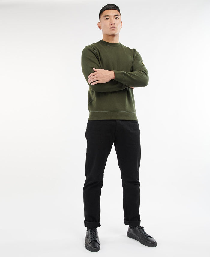 Barbour International Legacy Sweatshirt Forest Green
