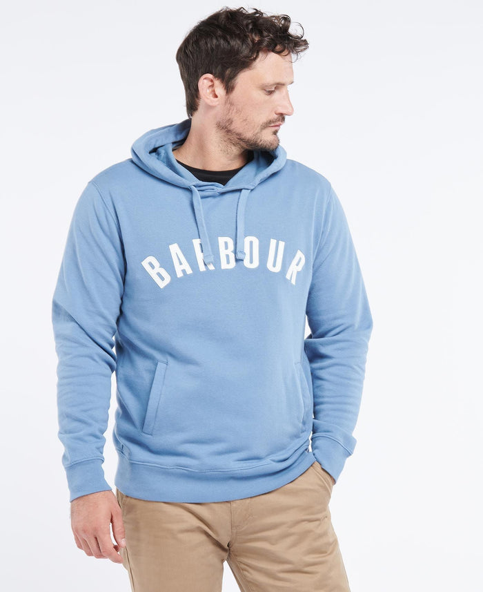 Barbour Action Hoodie Force Blue