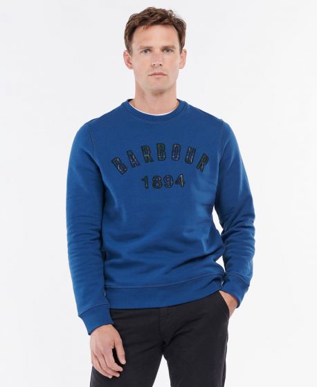 Barbour Affiliate Crew Sweat Deep Blue