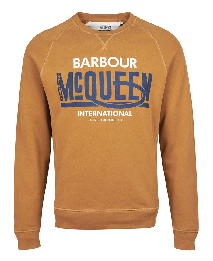 Barbour International Randall Crew Sweatshirt Cinnamon