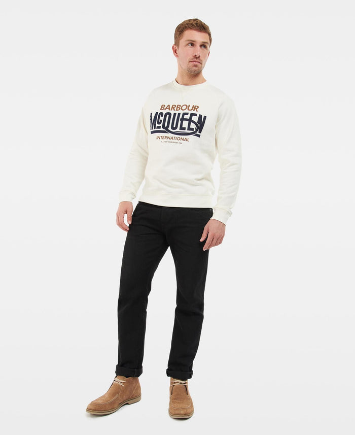 Barbour International Randall Crew Sweatshirt Whisper White