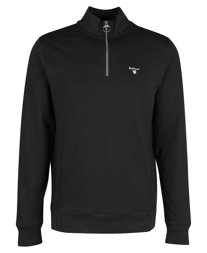 Barbour Pullover Rothley Half Zip Black